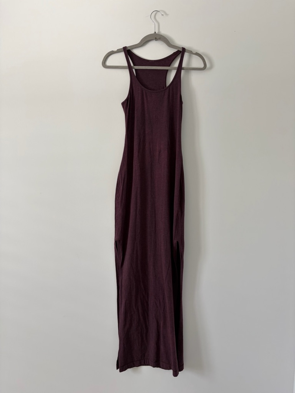 Lululemon Refresh Racerback Maxi Dress Heathered Bordeaux Drama Black Cherry 2